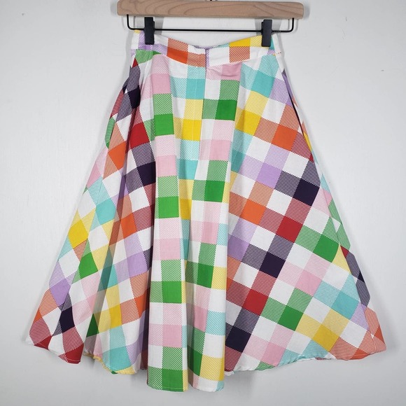 Modcloth Multicolor A-Line Skirt - Picture 6 of 9